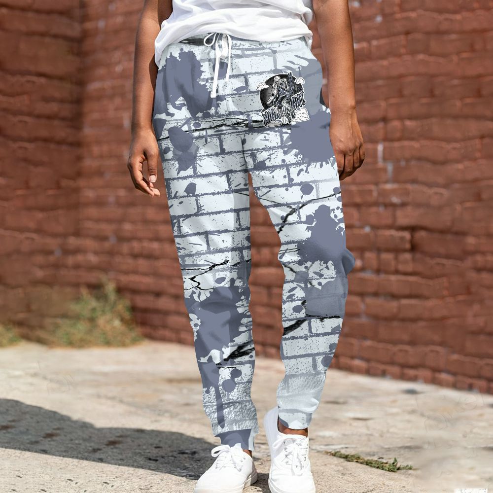 Sweatpant To Match Air Foamposite Jin Kazama - Seeya Skeleton Brick All Over Print