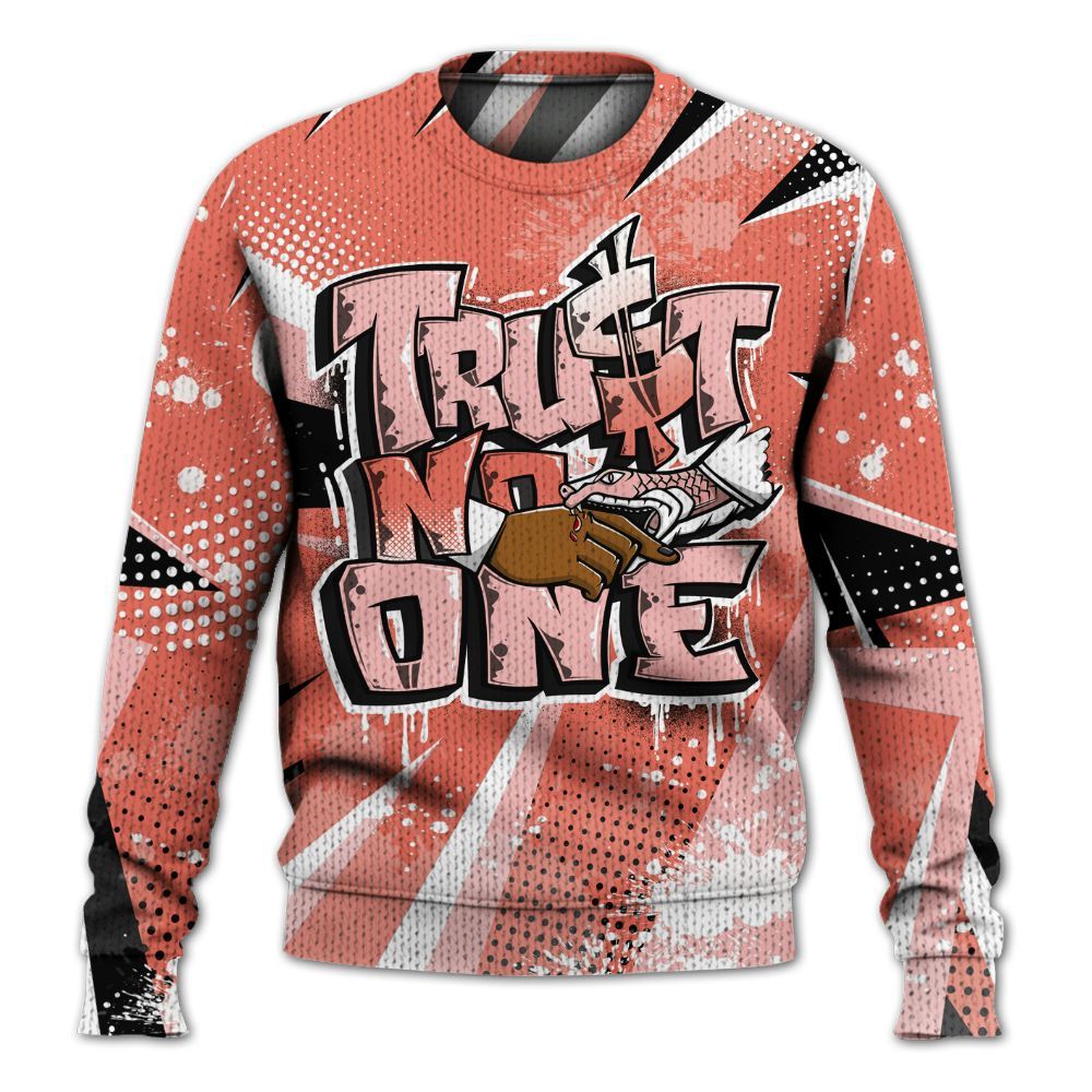 Knitted Sweater To Match Low OG PSG 1s - Poly Trust No One Dripping