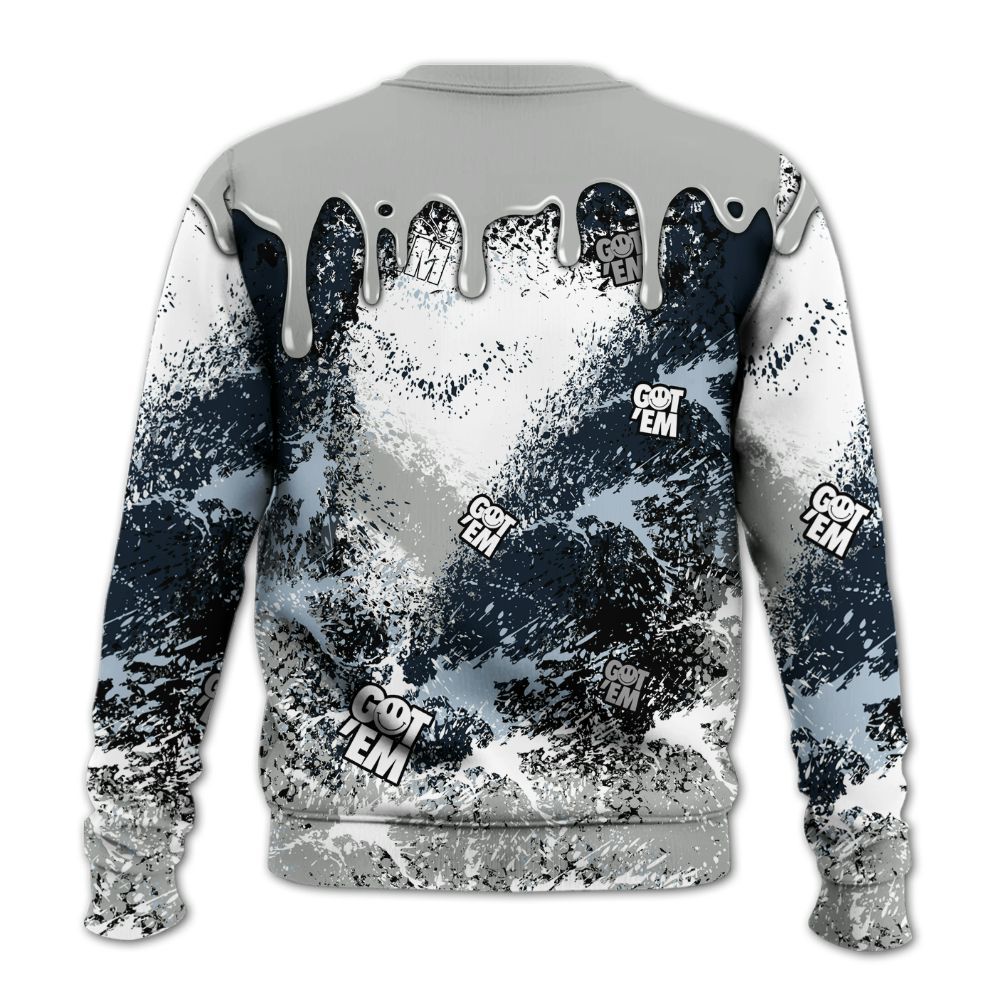 Sweatshirt To Match Retro Georgetown 6s - Dripping 23 Drip All Over Print