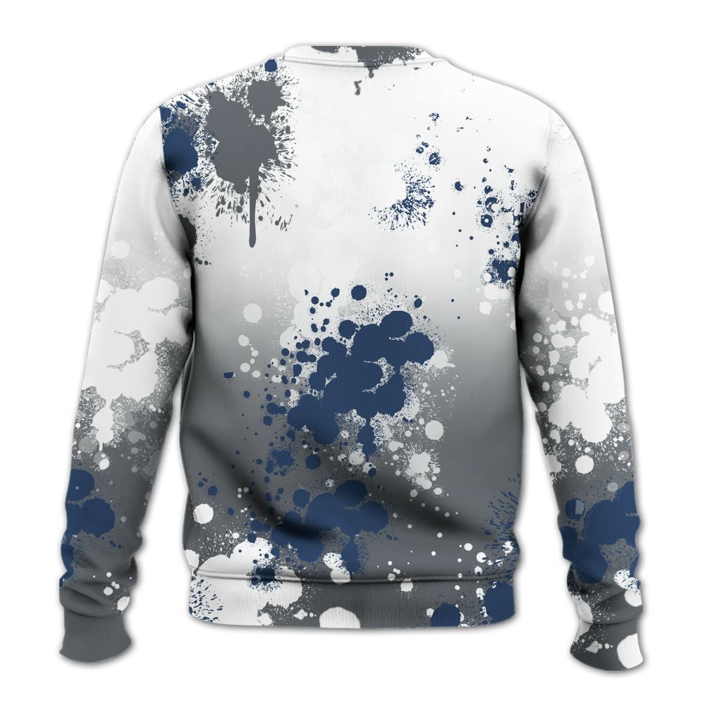 Sweatshirt To Match Flint Grey 9s - Trust No One Scary All Over Print