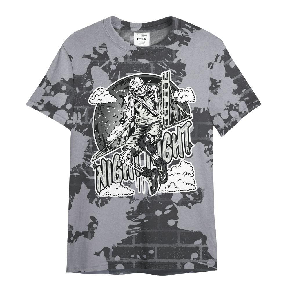 Shirt To Match Fear 4s - Seeya Skeleton Brick All Over Print