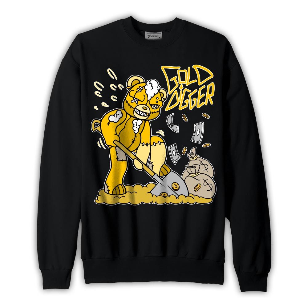 Sweatshirt To match Vivid Sulfur 4s Sweatshirt - Goal Digger Hugz Graphic