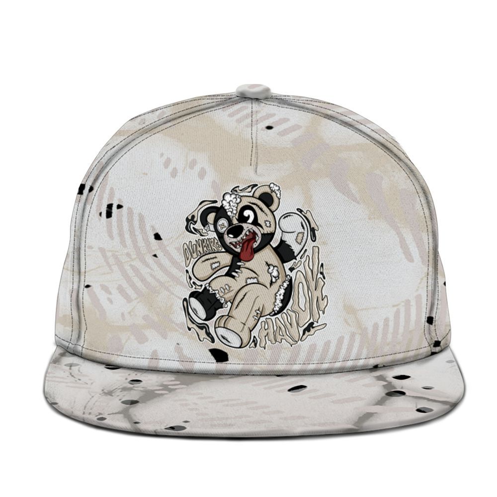 Snapback To Match Retro Reverse Metallic 5s - Havok Bear Graphic