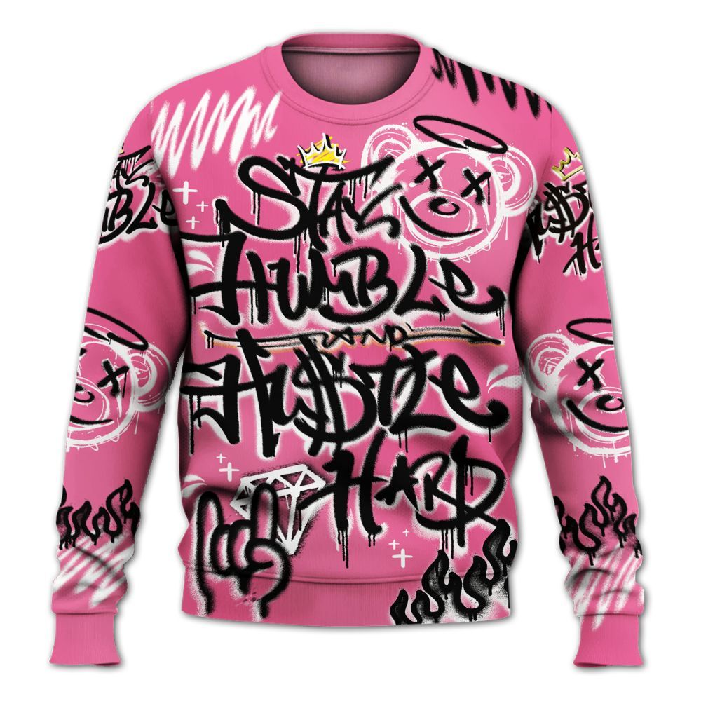 Sweatshirt To Match Air Max SNDR Hyper Pink - Humble Drip Streetwear Graffity All Over Print
