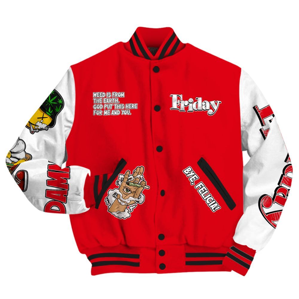 Varsity Jacket To Match Chicago 13s - Friday Sneaker Stress Style All Over Print