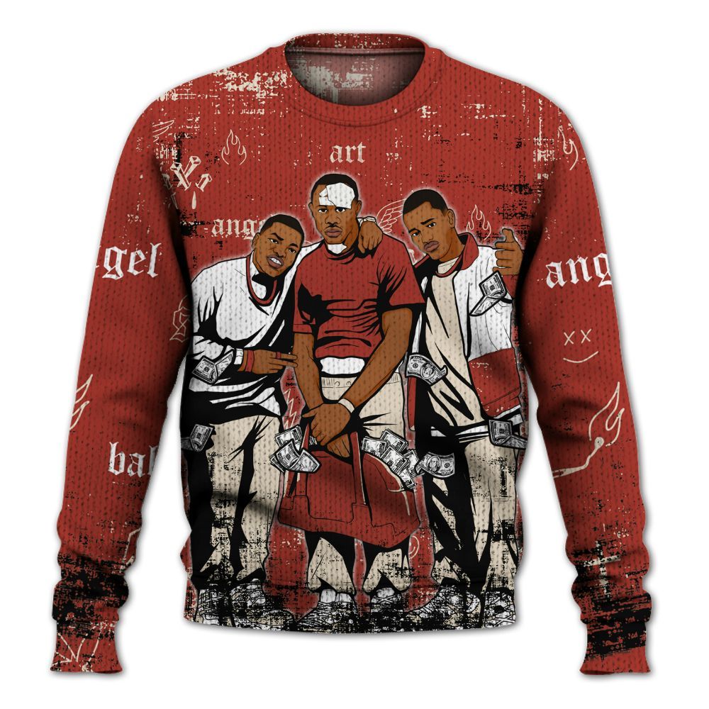 Sweater To Match Brick After Brick 4s - Paid In Full Money Graphic
