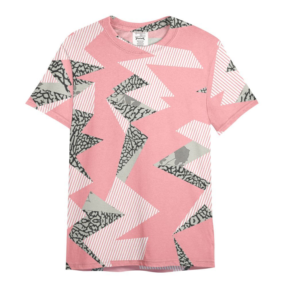 Shirt To Match Retro Wings 3s - Geometric Camouflage Pattern All Over Print