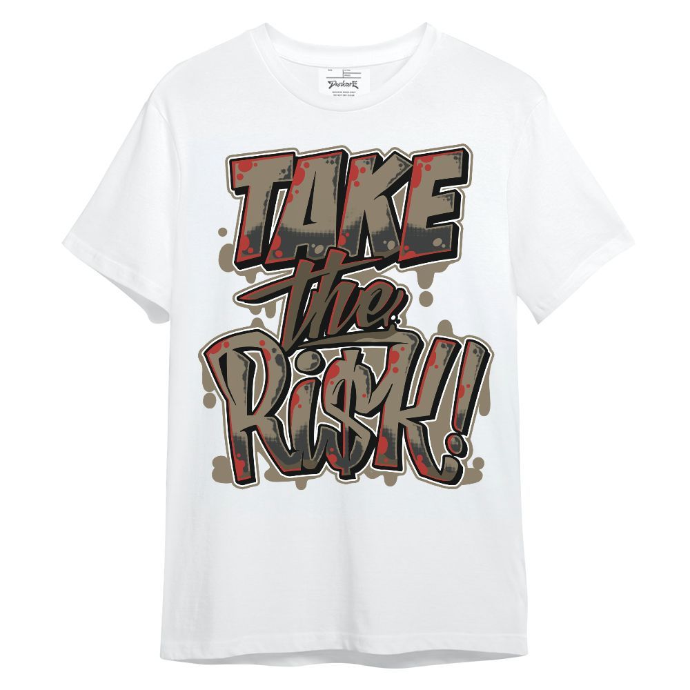 Shirt To Match Olive 9s - Take Risks Unisex Shirt