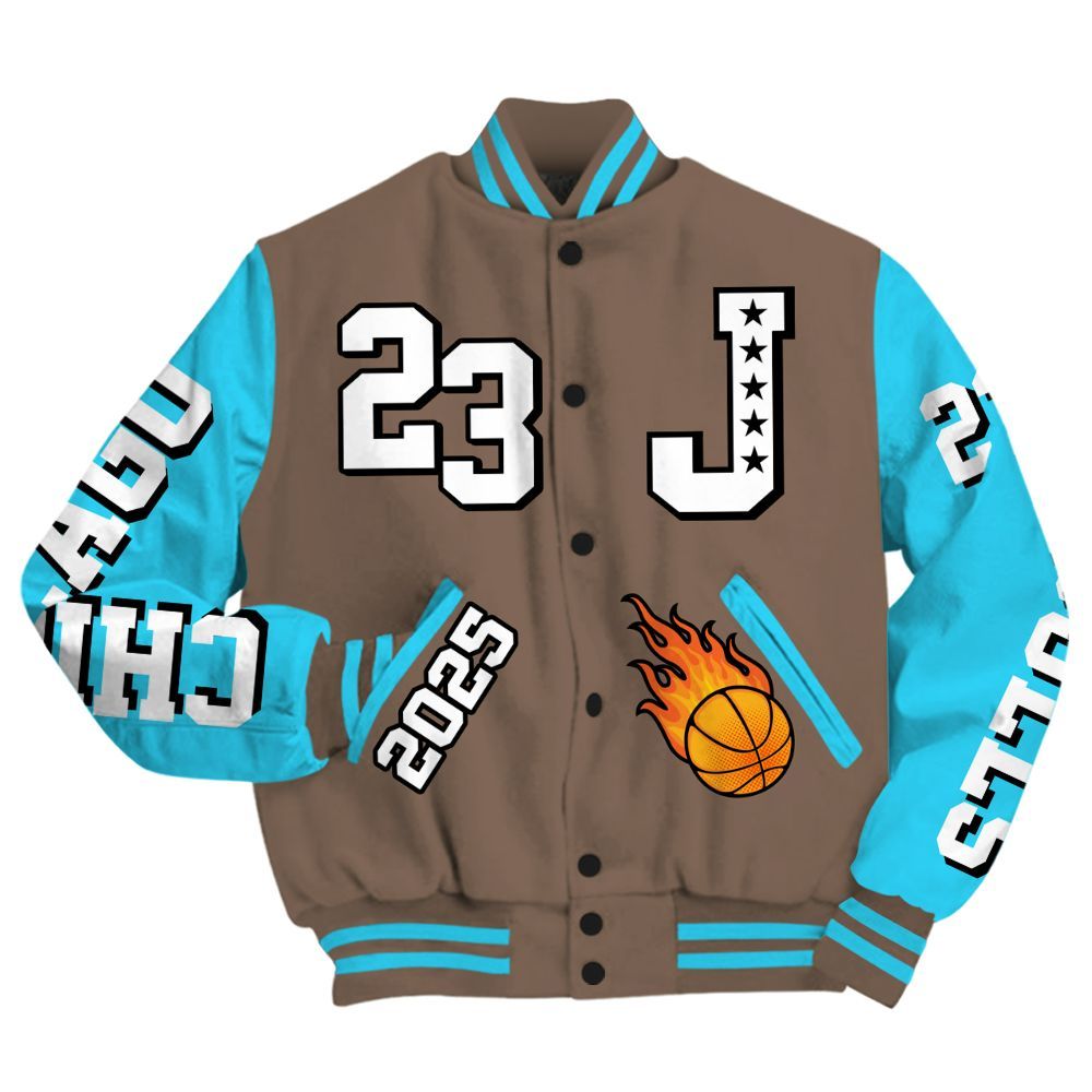 Varsity Jacket To Match Olive Concord 9s - Chicago 23 Basketball All Over Print