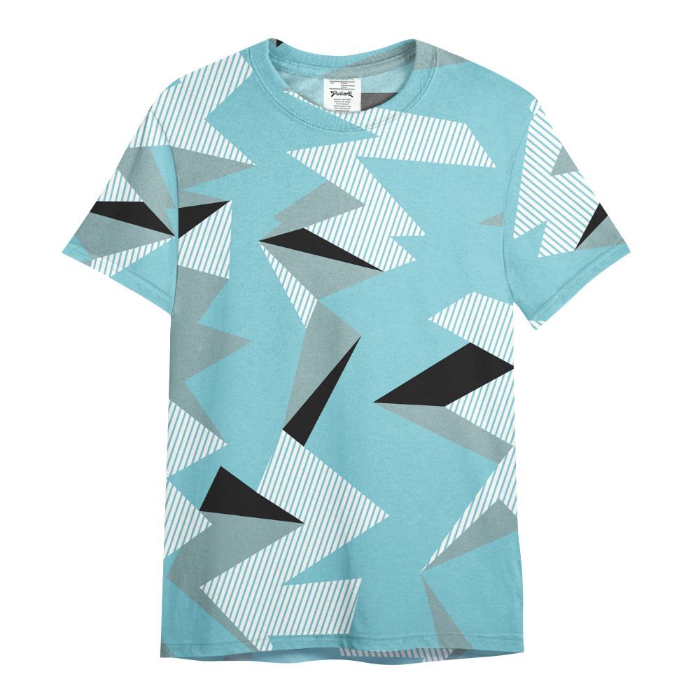 Shirt To Match Low Legend Blue 11s - Geometric Camouflage Pattern All Over Print