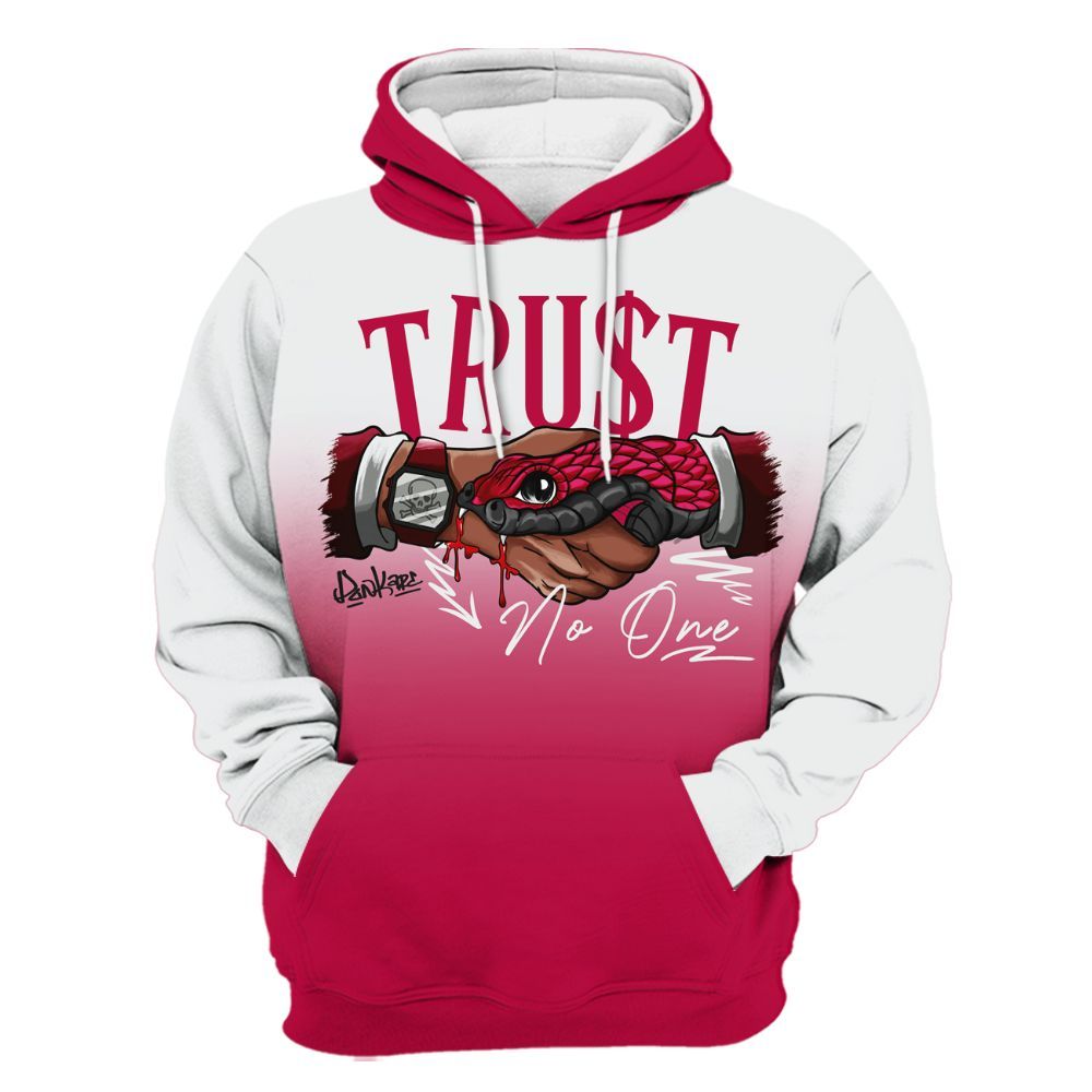 Hoodie To Match Retro Chicago 2s - Snake Trust No One Drip All Over Print