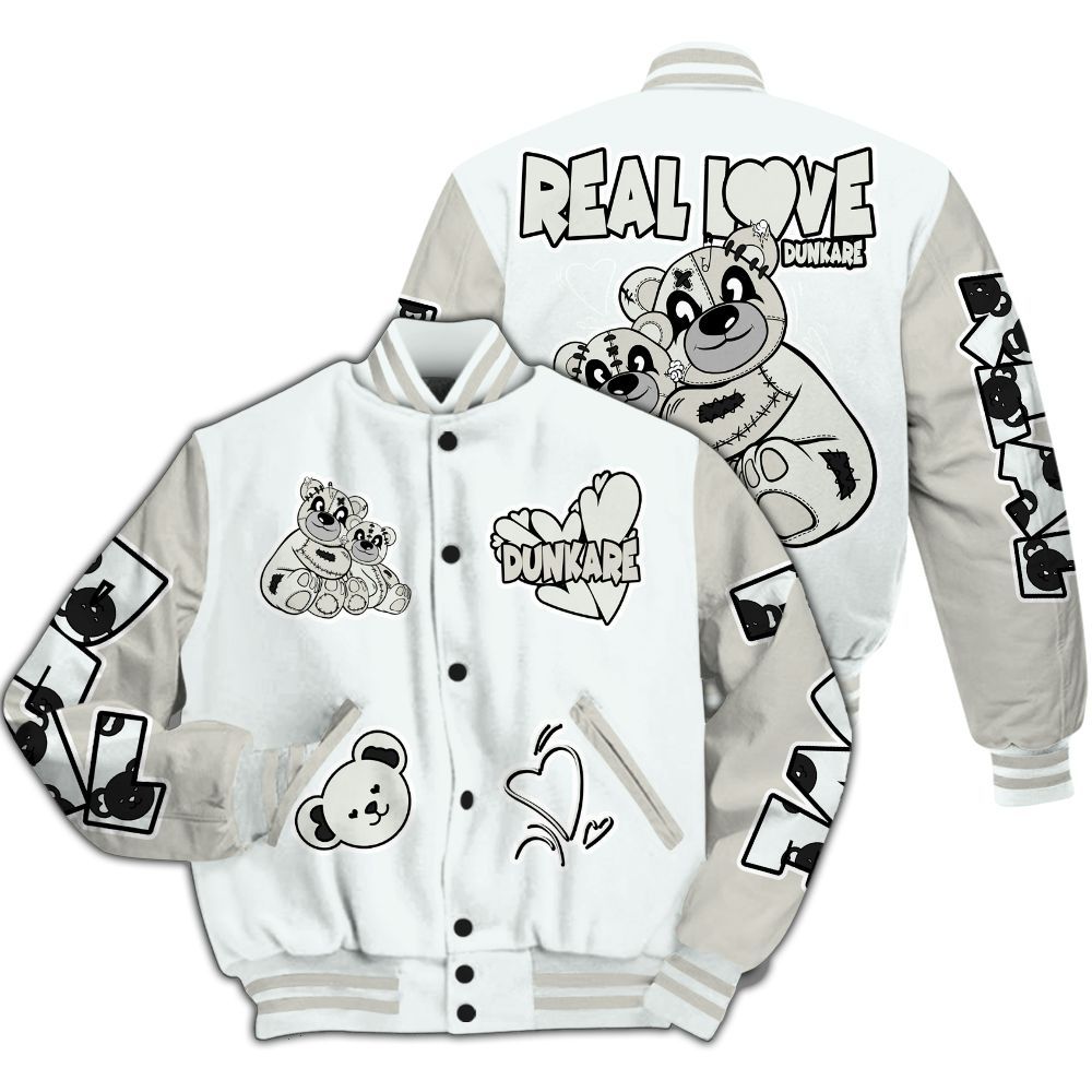 Varsity Jacket To Match Air Max 1 Jacquemus White - Sincere Fondness Bear All Over Print