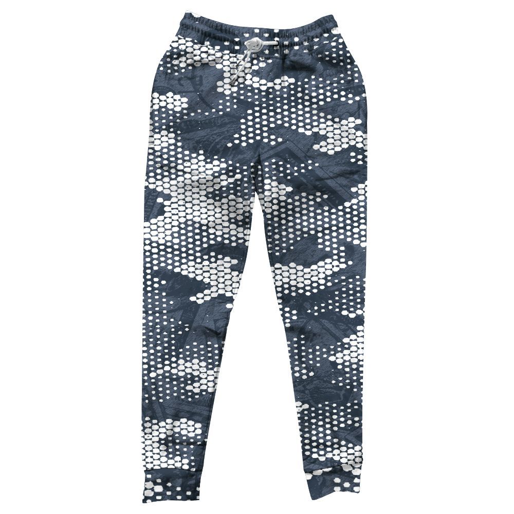 Sweatpant To Match Low Diffused Blue 11s - Banknotes Art Graphic All Over Print