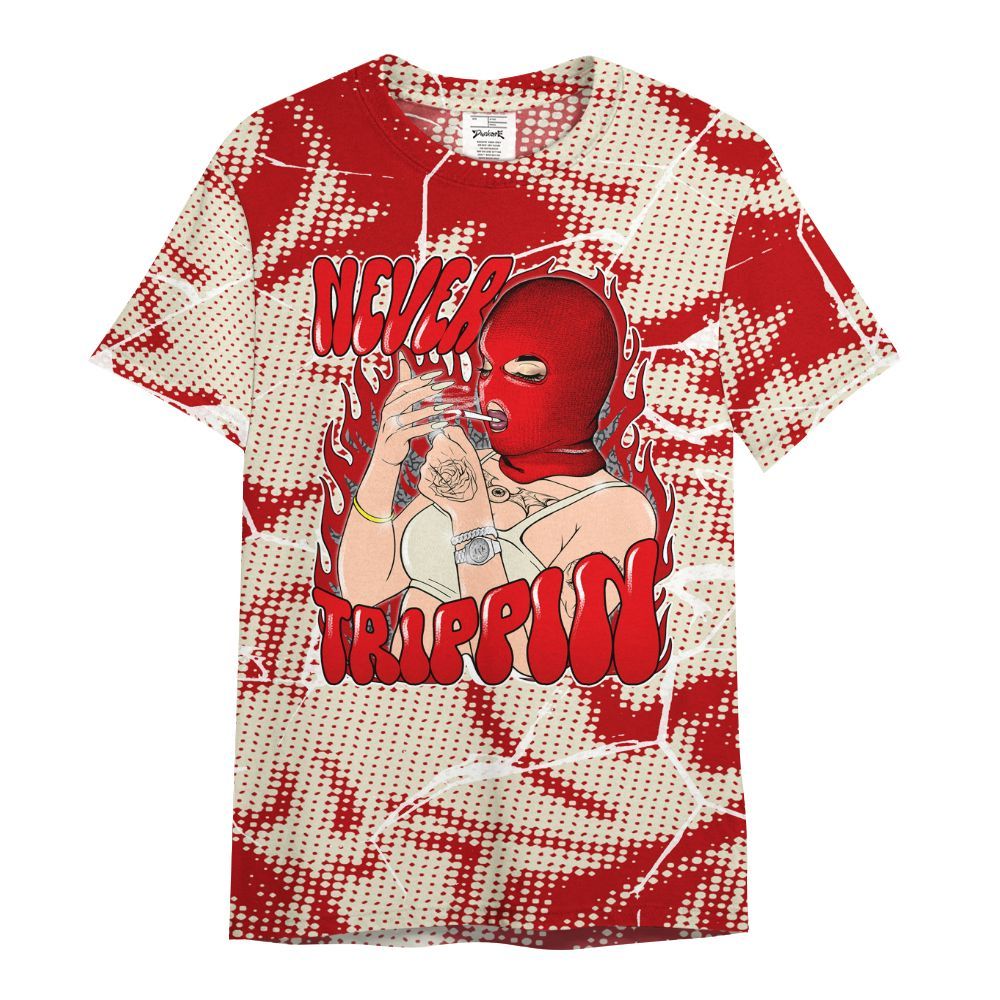 Shirt To Match Cement Grey 3s - Ne'er Trippin' Unique Crack All Over Print