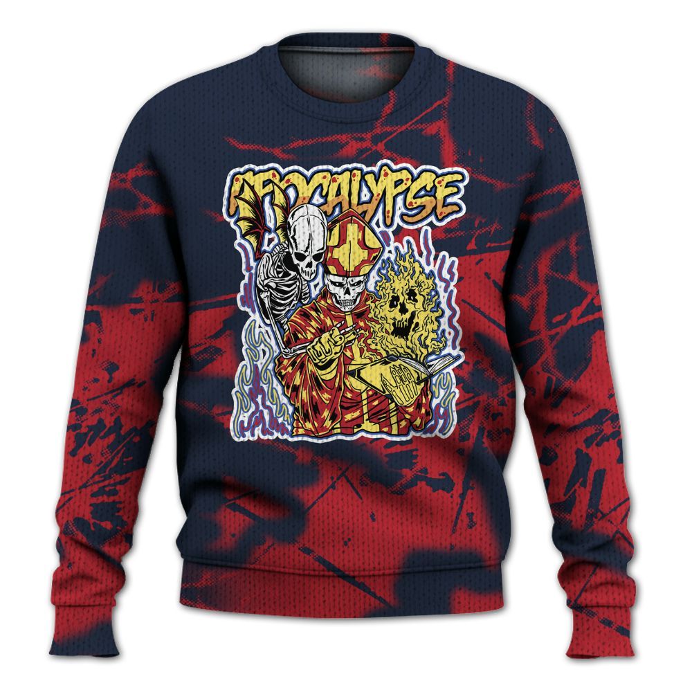 Knitted Sweater To Match Dunk Low COJP What The 2024 - Apocalypse Skeleton Profound