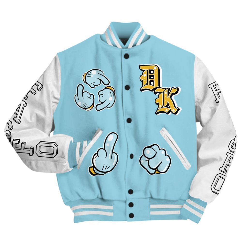 Varsity Jacket To Match Dunk High Homer Simpson - F Around Find Out Graphic All Over Print