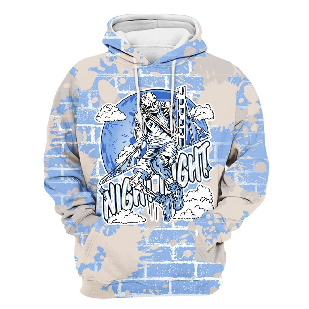 Hoodie To Match Air Max 1 Royal Pulse - Seeya Skeleton Brick All Over Print