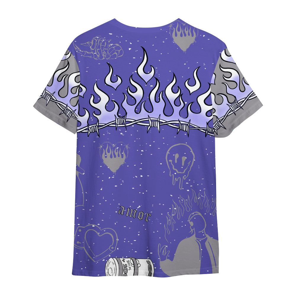 Shirt To Match Retro Aqua 8s - Snake Trust No One All Over Print