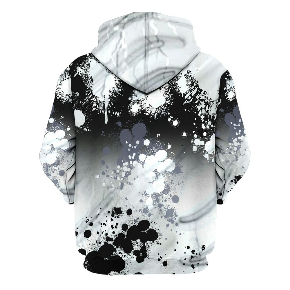 Hoodie To Match Air Foamposite Jin Kazama - God Blessed Ink Drip All Over Print
