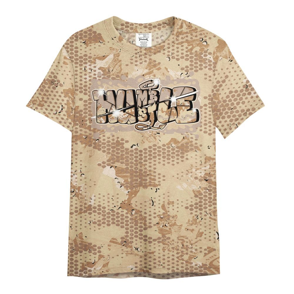 Shirt To Match Desert Camo 3s - Humbled Hustles Graphic Banknotes All Over Print
