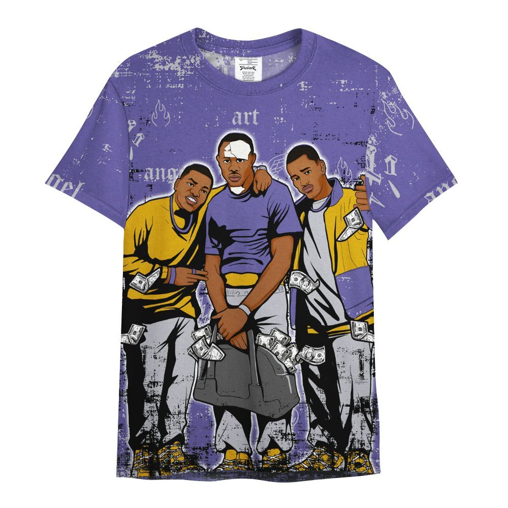 Shirt To Match Lakeshow 4s - Paid In Full Money All Over Print