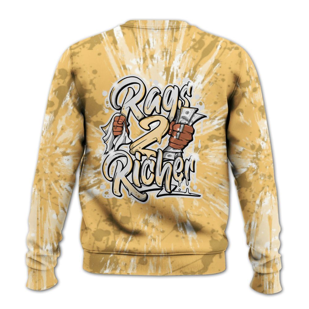 Sweatshirt To Match Pearl 6s - Rag 2 Rich Graphic Luxury All Over Print