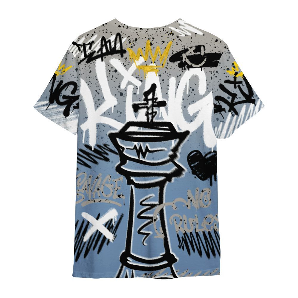 Shirt To Match University Blue 4s - Street King Chess Streetwear All Over Print