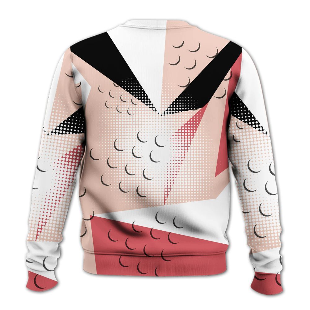 Sweatshirt To Match Washed Coral 2s Shirt, Poly Custom Name Number 23 5s All Over Print