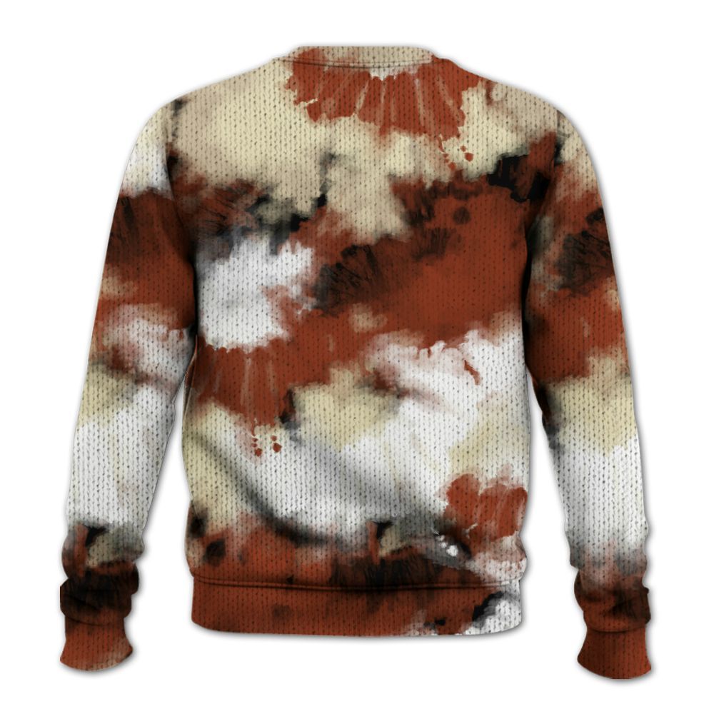 Knitted Sweater To Match Retro Eastside Golf 12s - Tie Dye FK Around Find Out