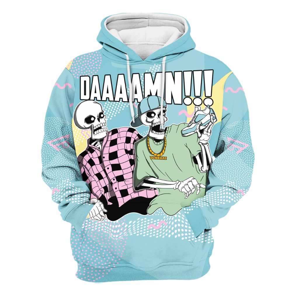 Hoodie To Match SB Dunk Low Visty - Graphic Meme Damnn All Over Print