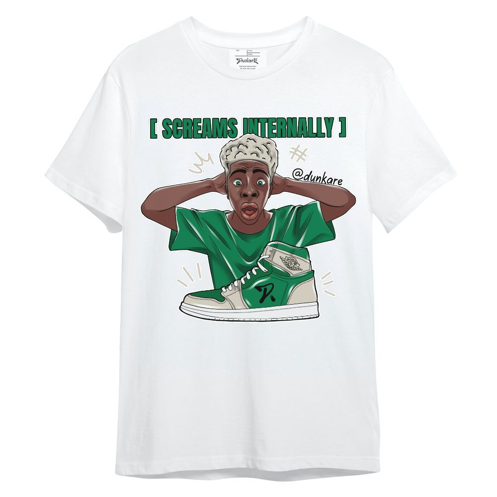 Shirt To Match Lucky Green 2s - Scream Internally Unisex Shirt