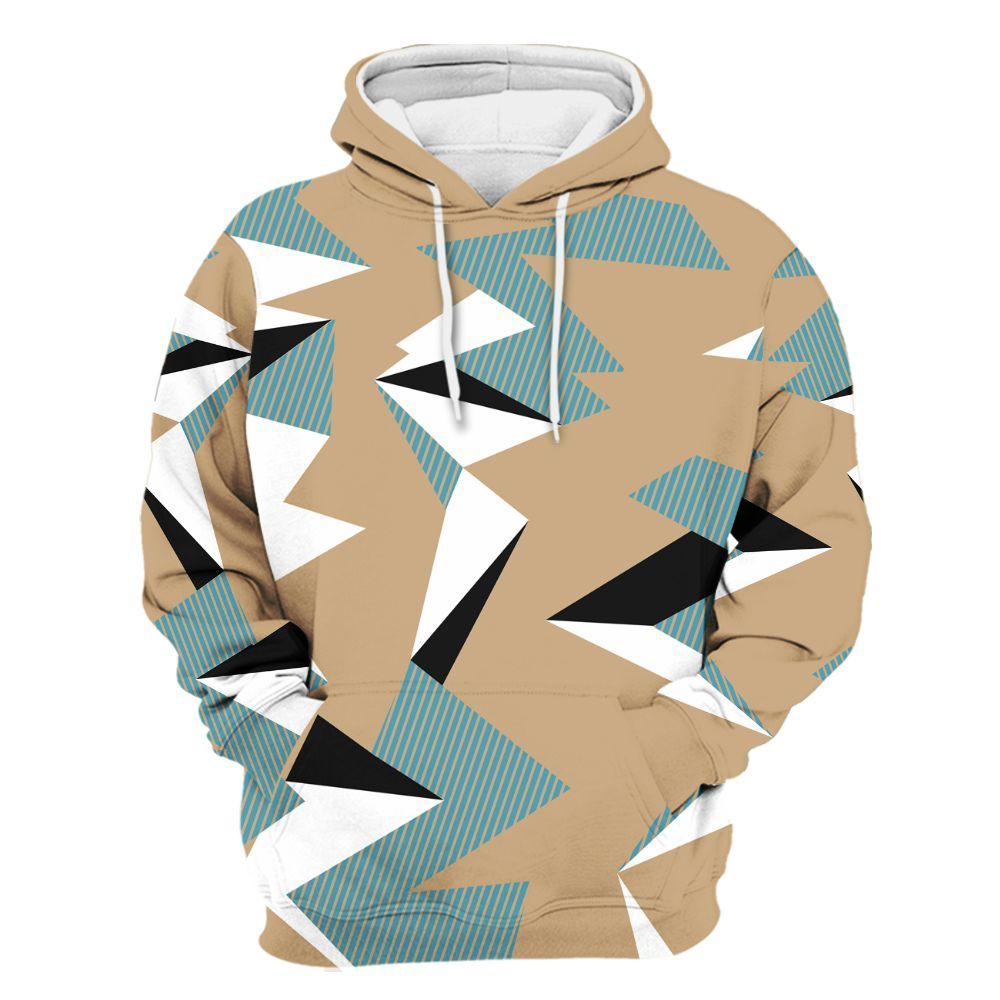 Hoodie To Match H-Town 11s - Geometric Camouflage Pattern All Over Print