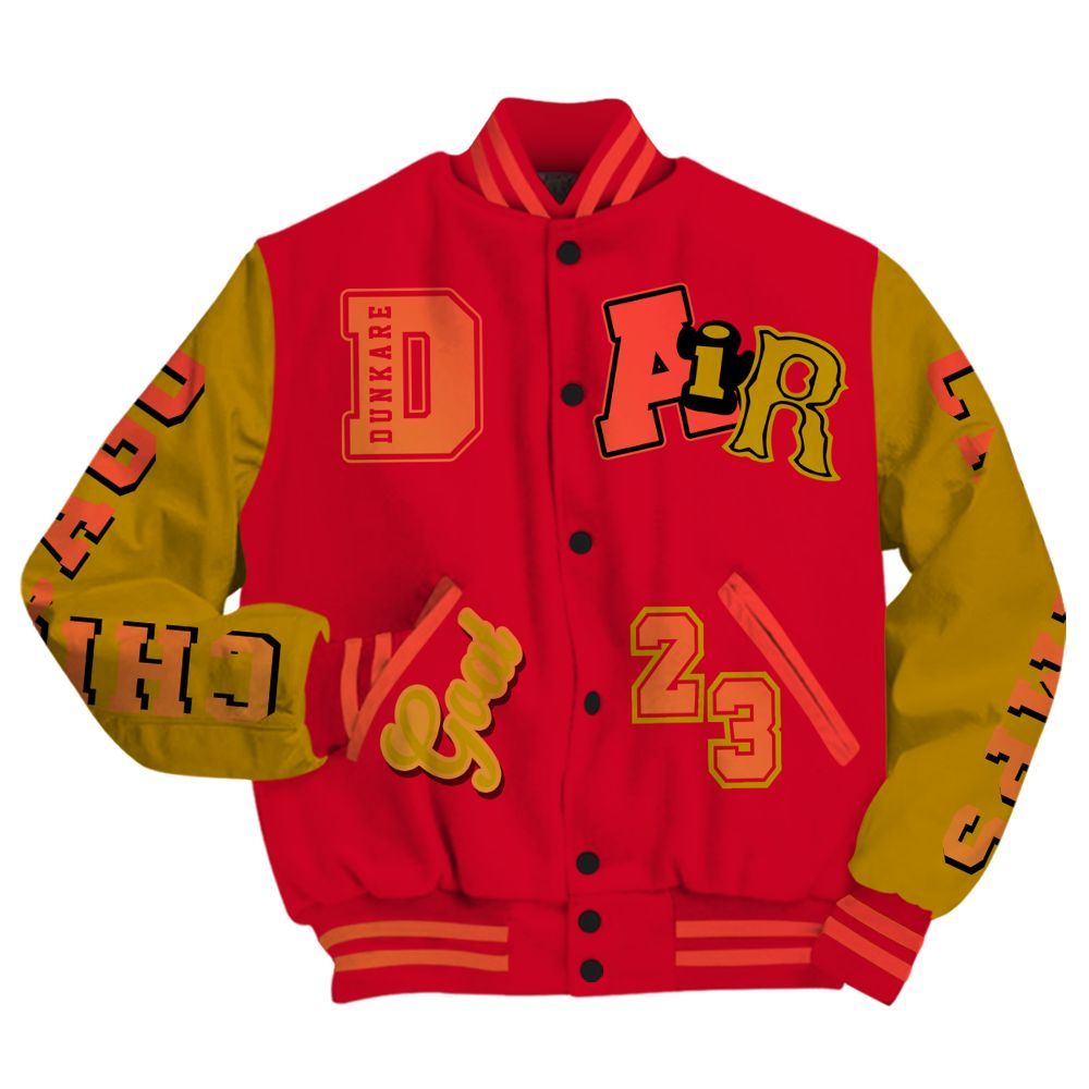 Varsity Jacket To Match Ja 3 Raptor - AIR Number 23 GOAT All Over Print
