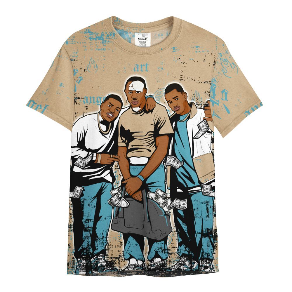 Shirt To Match H-Town 11s - Paid In Full Money All Over Print