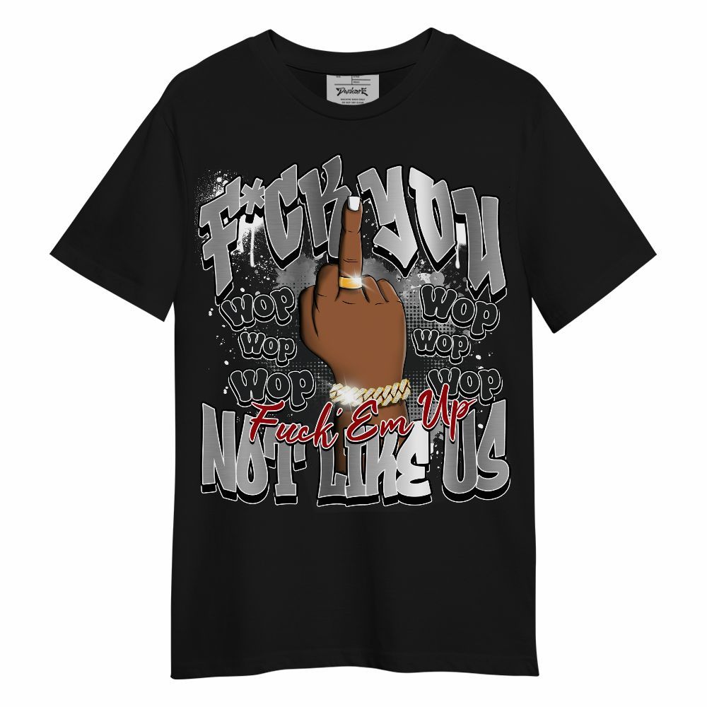 Shirt To Match Metallic Silver 14s - Dont Like Us Retro Unisex Shirt