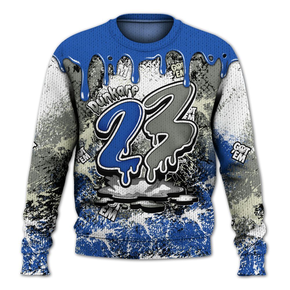 Knitted Sweater To Match Lucky Shorts 3s - Dripping 23 Drip