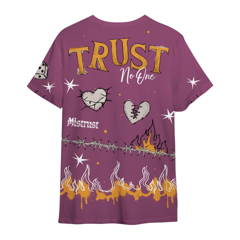 Shirt To Match High OG Brotherhood 1s - Trust No One Snake-Bite Doodle Crayon All Over Print