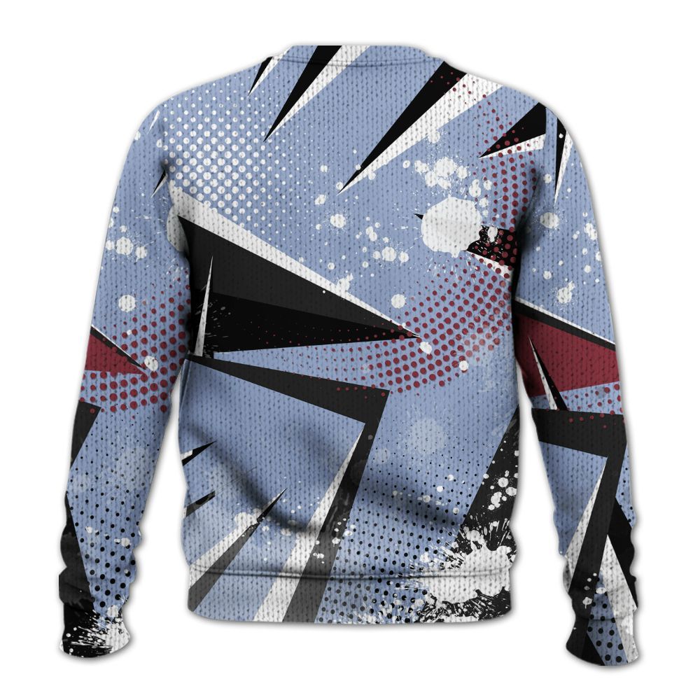 Knitted Sweater To Match Black Metallic 5s - Poly Trust No One Dripping