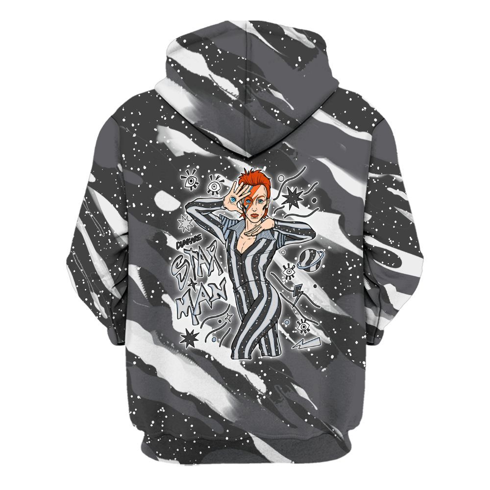 Hoodie To Match Reverse Oreo 6s - Starmans Graphics Colored All Over Print