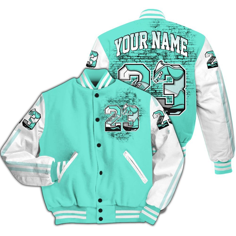 Varsity Jacket To Match Retro Low Igloo 11s - Custom Name 23 5s All Over Print