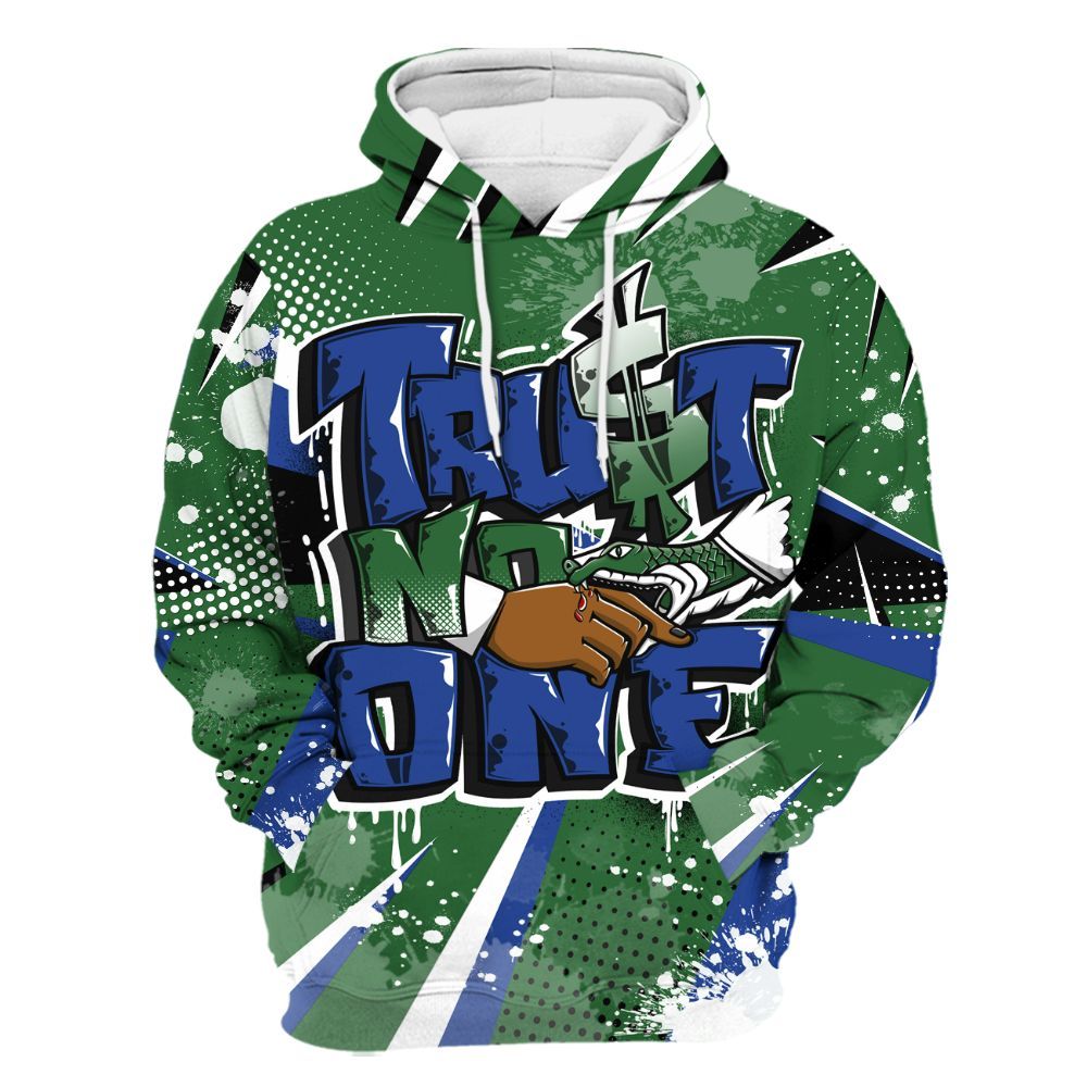 Hoodie To Match Dunk Low Tennis Classic - Poly Trust No One Dripping All Over Print