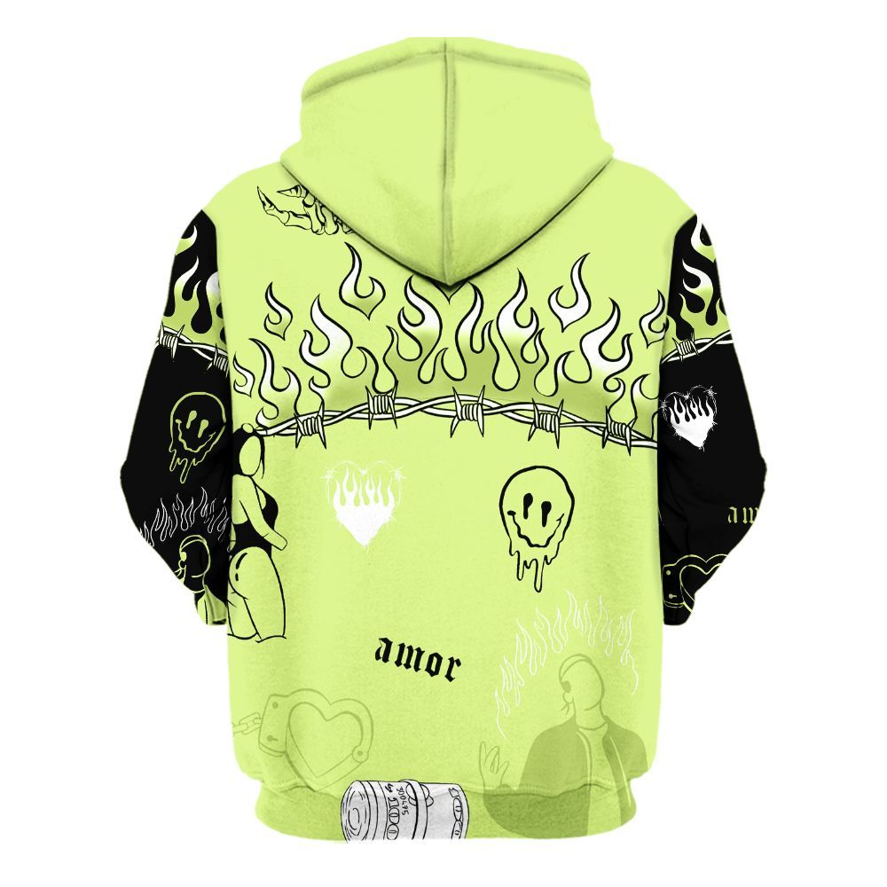 Hoodie To Match Air Max SNDR Volt - Snake Trust No One All Over Print