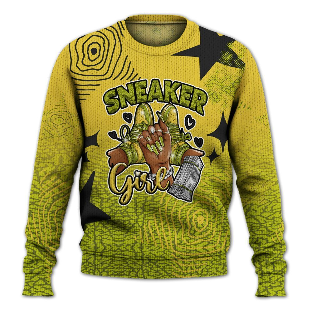 Knitted Sweater To Match Dunk Low QS Halloween Skull - Sneakerz Girlz Unique Starz