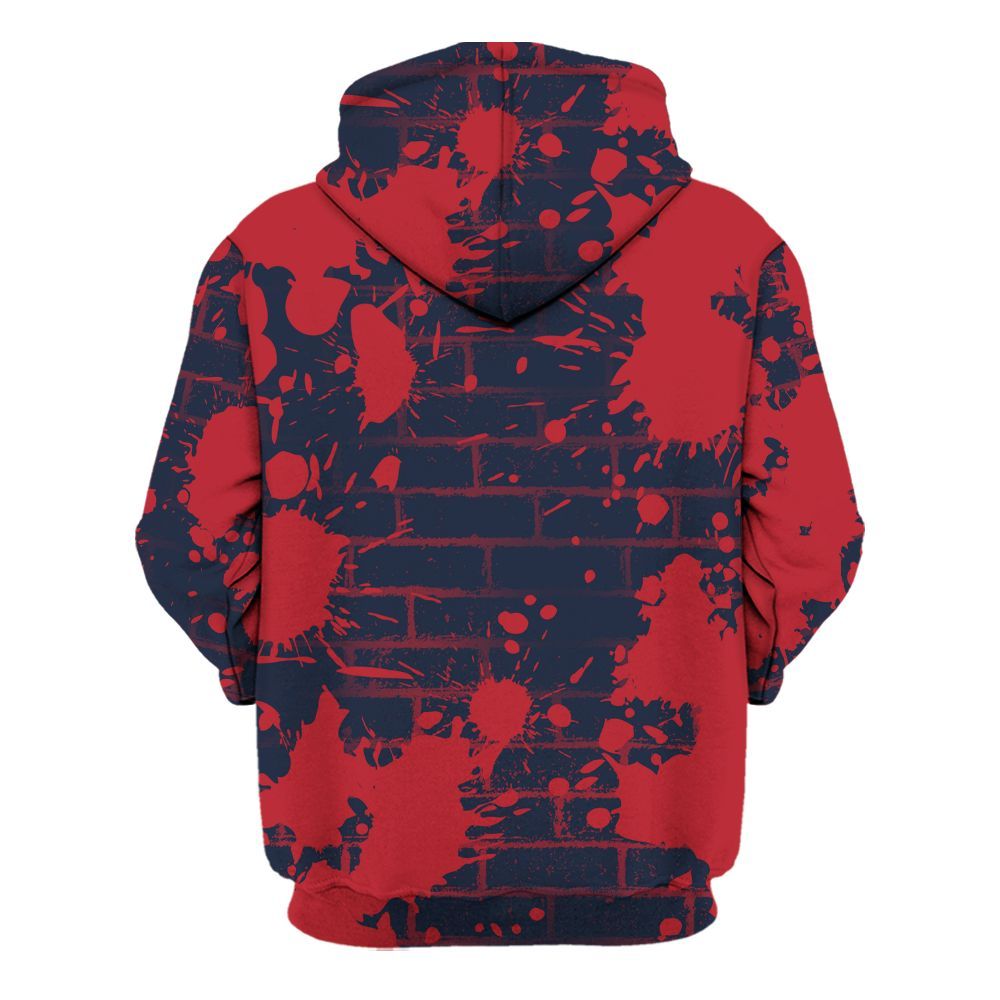 Hoodie To Match Dunk Low COJP What The 2024 - Allen Answer Skeleton Brick All Over Print