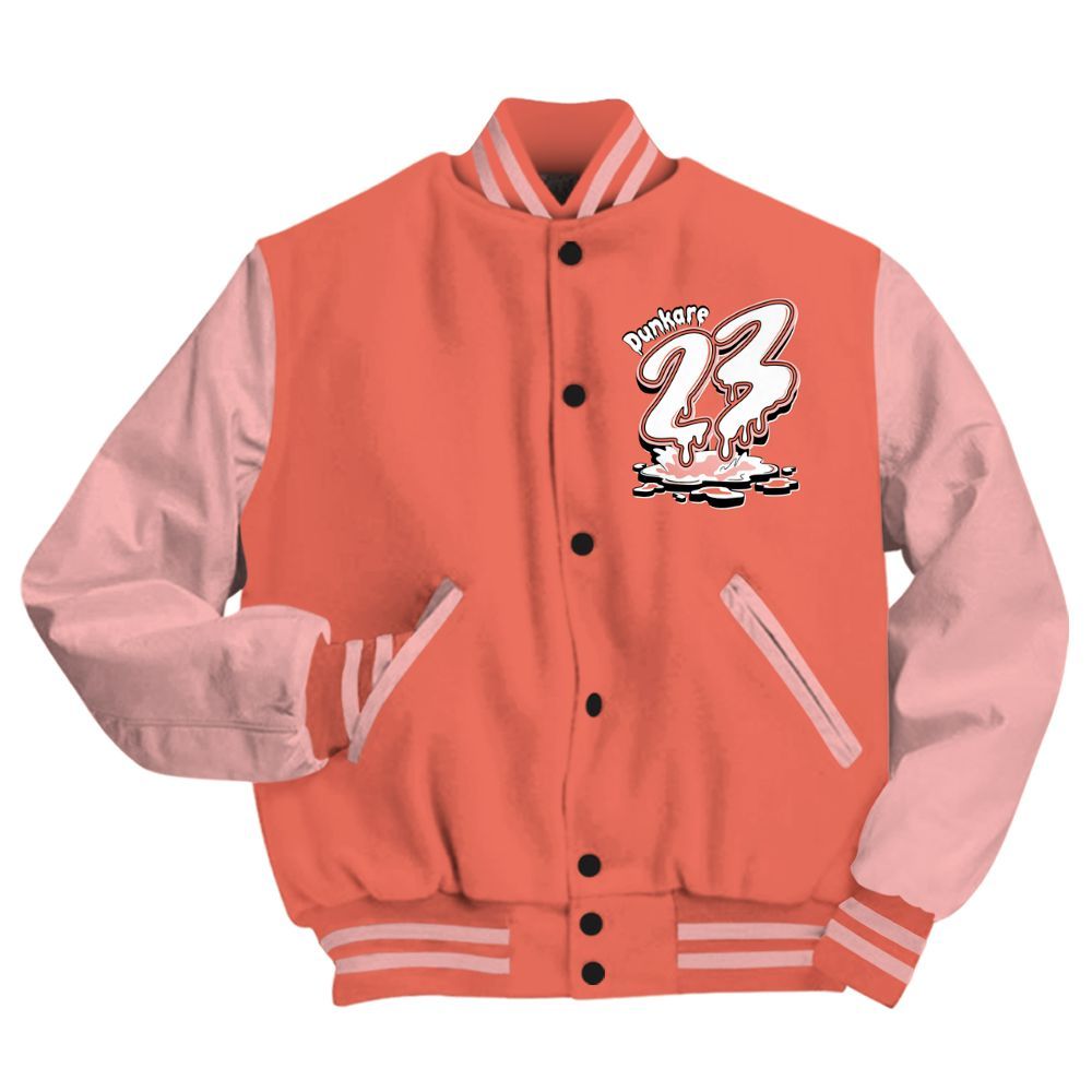 Varsity Jacket To Match Low OG PSG 1s - Custom Name 23 Drip All Over Print