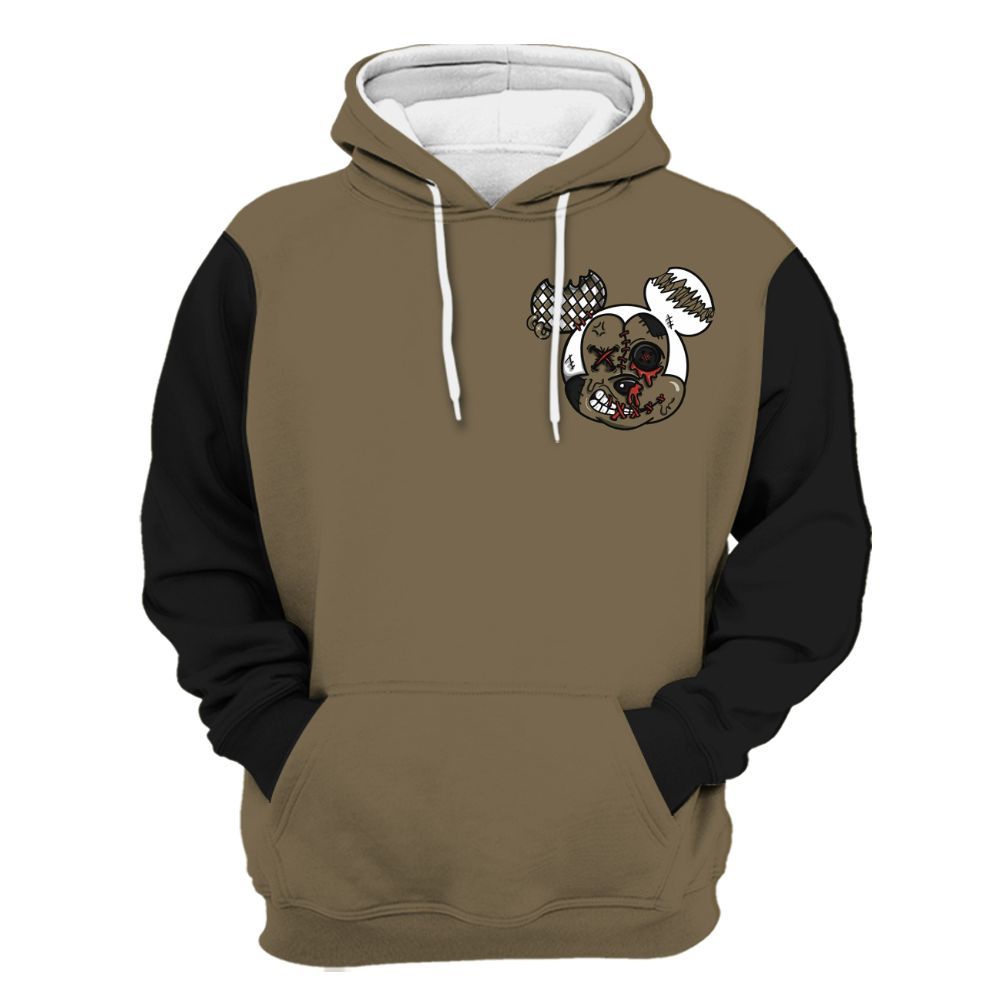 Hoodie To Match Olive 9s Varsity Jacket, Custom Name Got Em Drip All Over Print