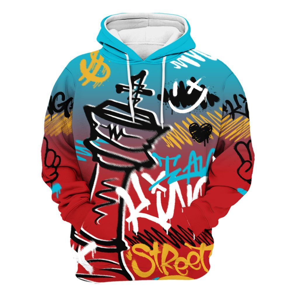 Hoodie To Match Dunk Low Fruity Pebbles - Street King Chess Streetwear All Over Print