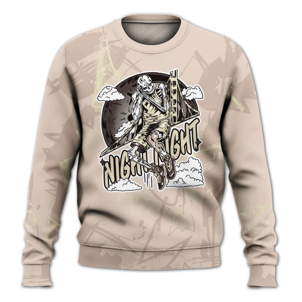 Sweatshirt To Match A Ma Maniere X Fossil Stone 4s - Seeya Sk Messyz All Over Print