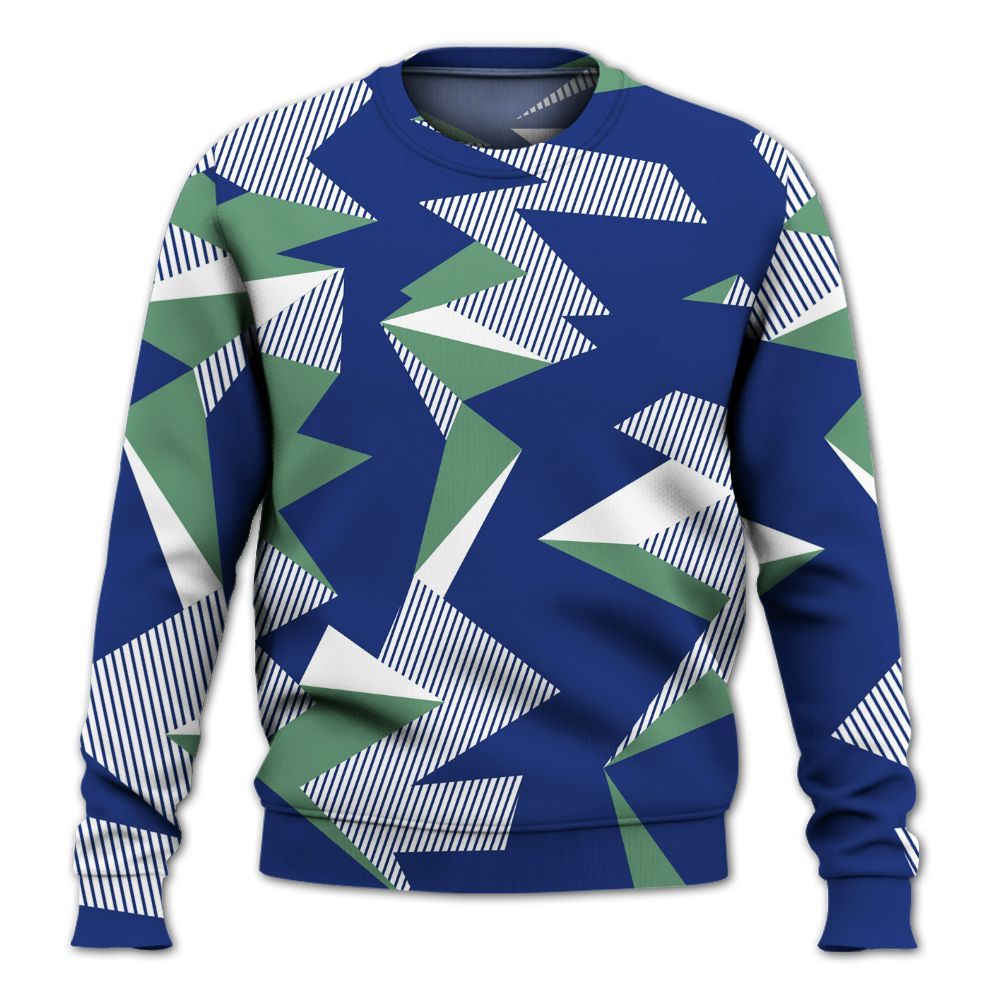 Sweatshirt To Match Dunk Low Tennis Classic - Geometric Camouflage Pattern All Over Print