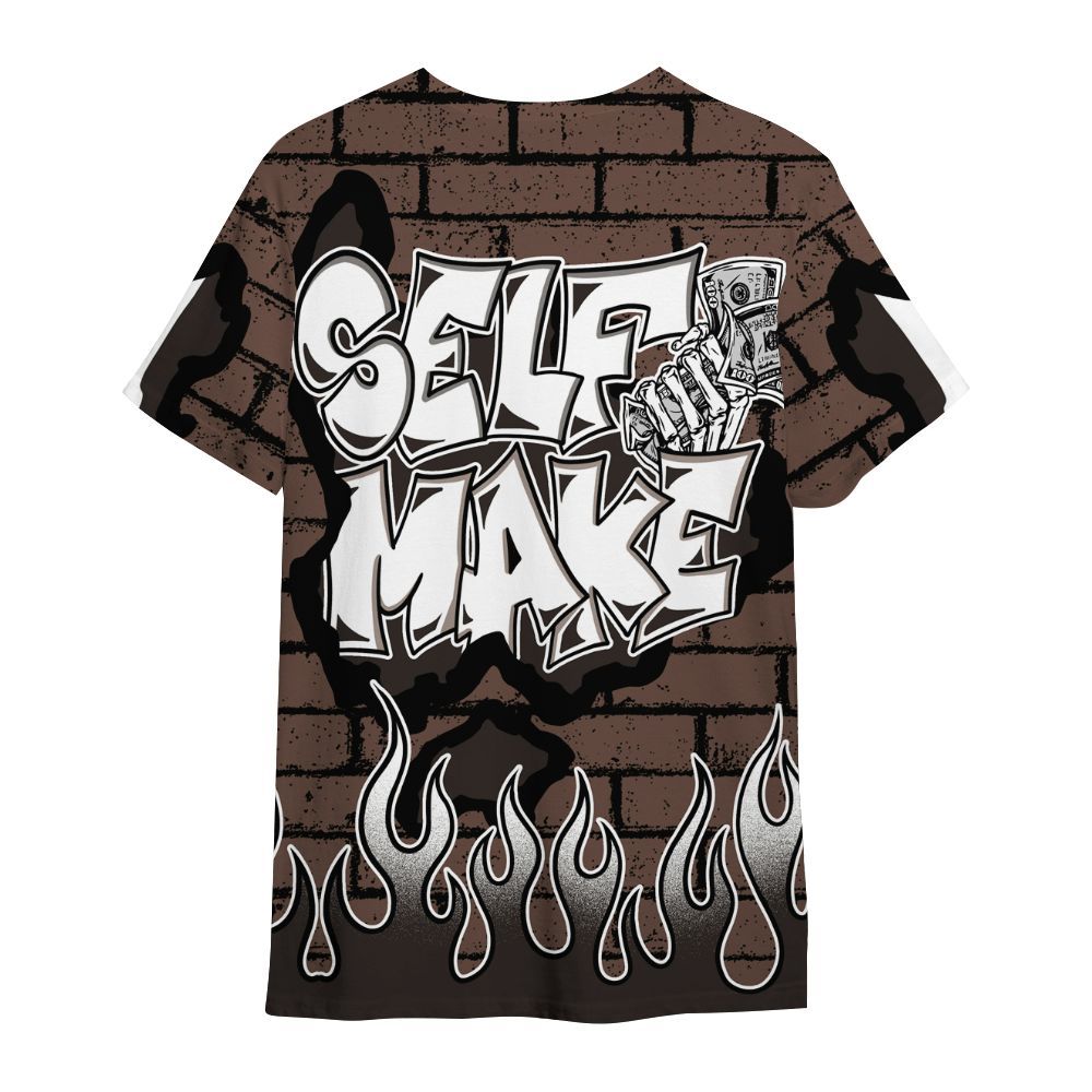 Shirt To Match Air Force 1 Low Escape - Self Make Skeleton Crashed All Over Print